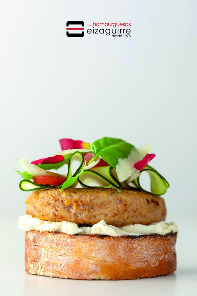 HAMBURGUESA EIZAGUIRRE DE POLLO DE CORRAL  140GR (36 UND./CAJA)