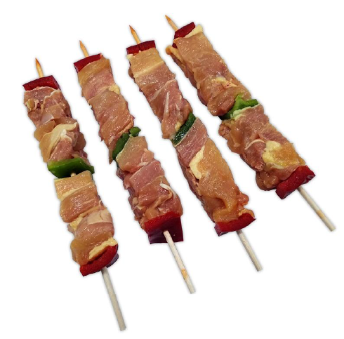 (E) Brocheta Natural Pollo/Verdura Pieza 90/100 Gr