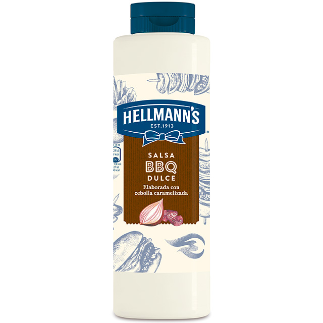 (E) Salsa Barbacoa Dulce 792Ml Bote [6 Ud/Caja] [Vta. Unidad] - Hellmann's