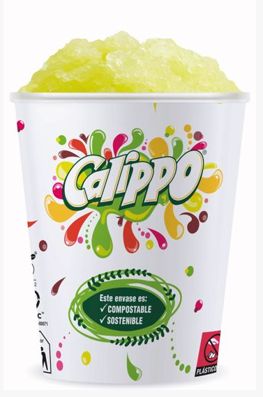Vaso Carton Slush 400M 50Ud [20 Ristras/Caja] [Vta. Caja]