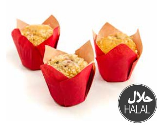 Mini Muffin Relleno Fruto Rojo 26G