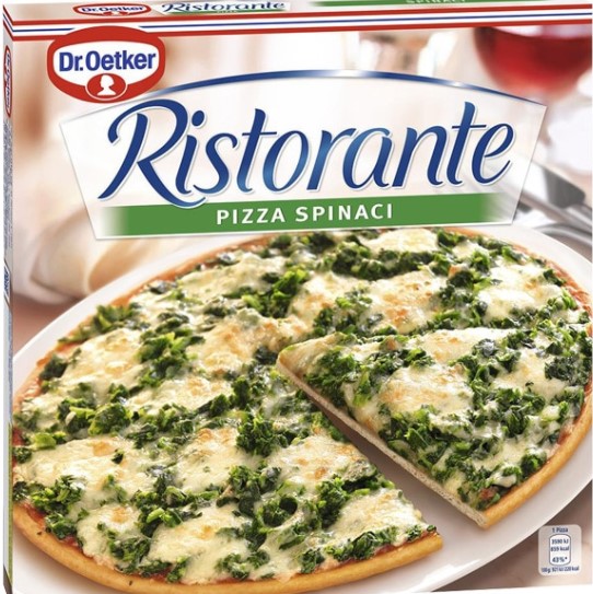Pizza Ristorante De Espinacas(7Und/Caja) Dr.Oetker
