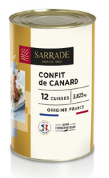 [815607] Confit De Pato 12un X Lata Sarrade [3un/caja][vta/unidad]